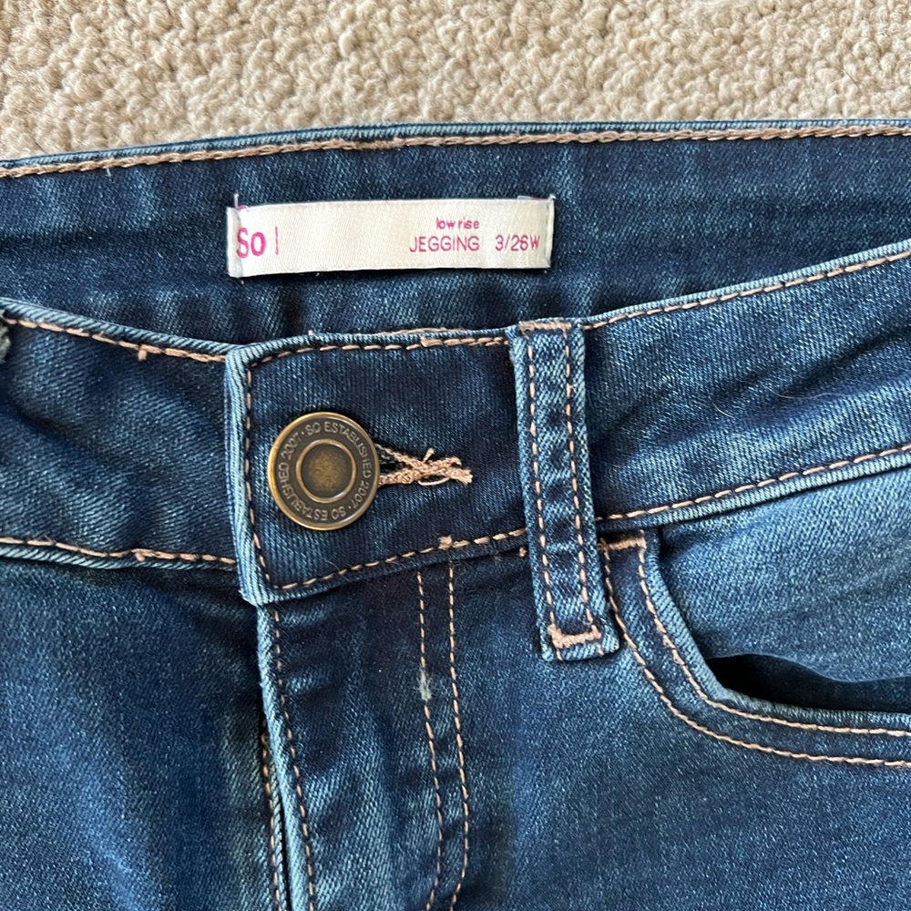 SO jeggings size 3